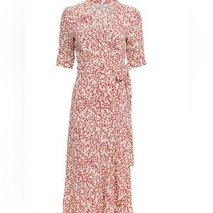 GANNI wrap dress - size 40